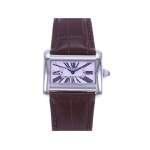 Montre d'occasion CARTIER Tank Divan femme quartz bracelet cuir d'origine - vue 1