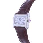 Montre d'occasion CARTIER Tank Divan femme quartz bracelet cuir d'origine - vue D2