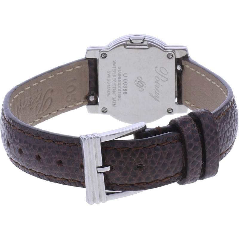Montre d'occasion POIRAY Ma Seconde femme quartz bracelet cuir d'origine - vue 3