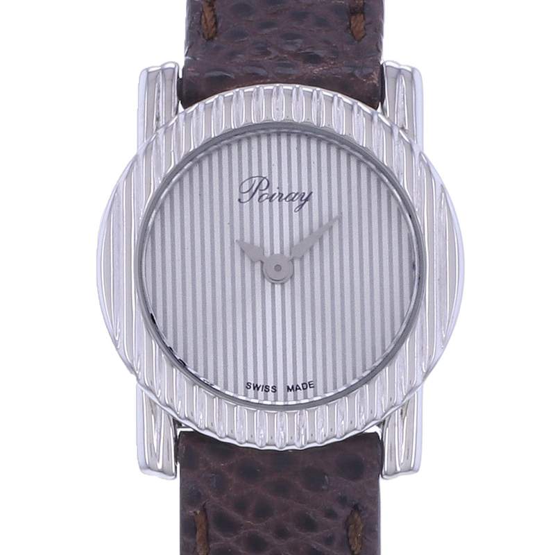 Montre d'occasion POIRAY Ma Seconde femme quartz bracelet cuir d'origine - vue D1