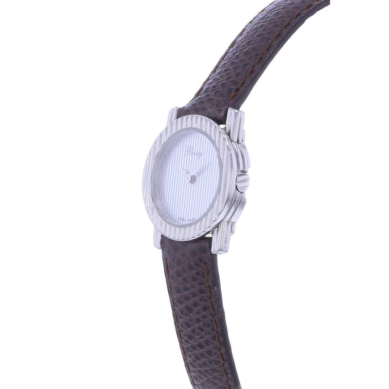 Montre d'occasion POIRAY Ma Seconde femme quartz bracelet cuir d'origine - vue D2