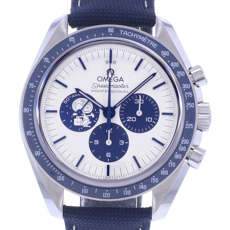 Montre d'occasion OMEGA Speedmaster Apollo 13 Silver Snoopy Award homme mécanique bracelet autres - vue D1