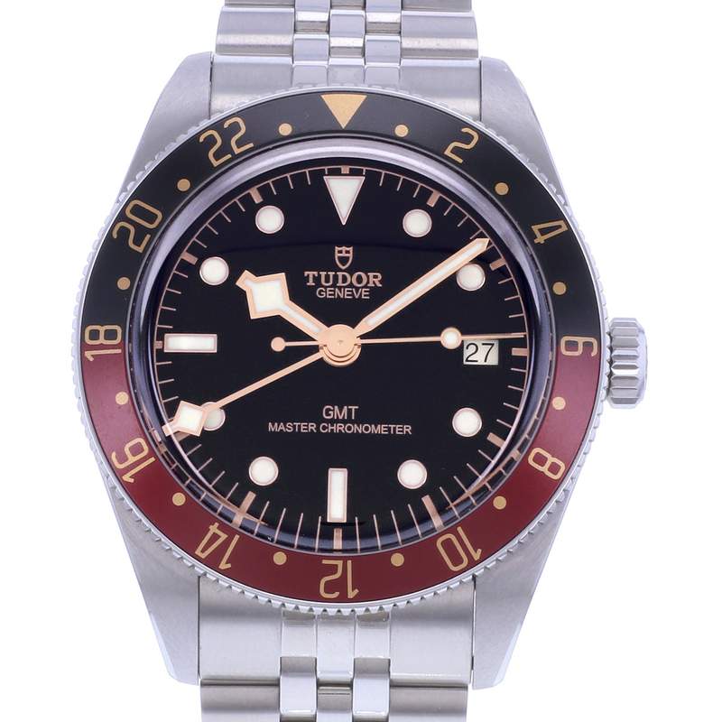 Montre d'occasion TUDOR Black Bay 58 homme mouvement automatique certifié (cosc) bracelet acier - vue D1