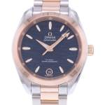 Montre d'occasion OMEGA Seamaster Aquaterra femme automatique bracelet or rose 750/000 et acier - vue D1