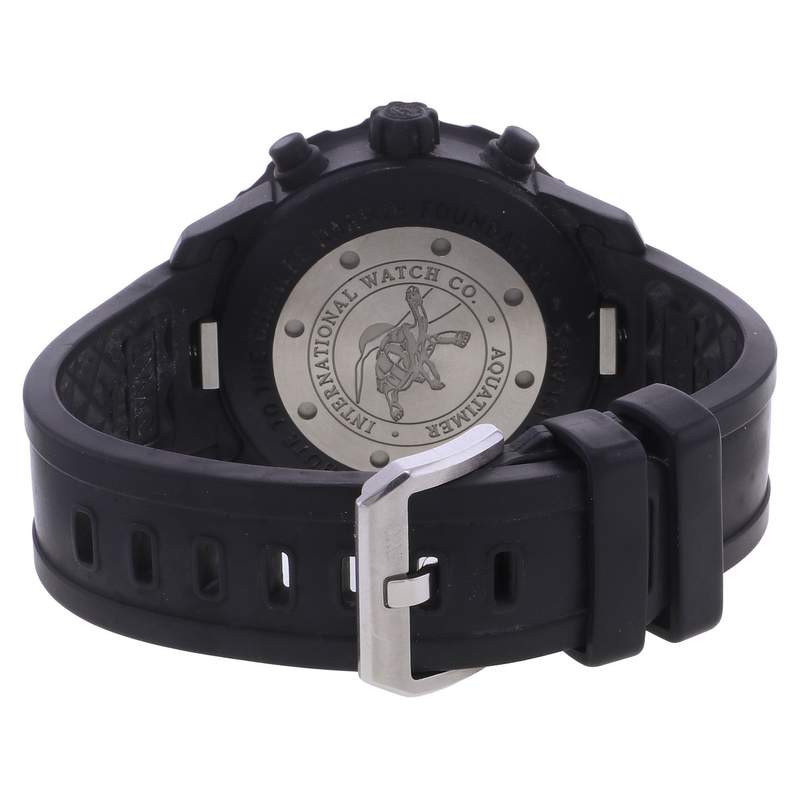 Montre d'occasion IWC Aquatimer Edition Limitée Galapagos homme automatique bracelet caoutchouc - vue 3