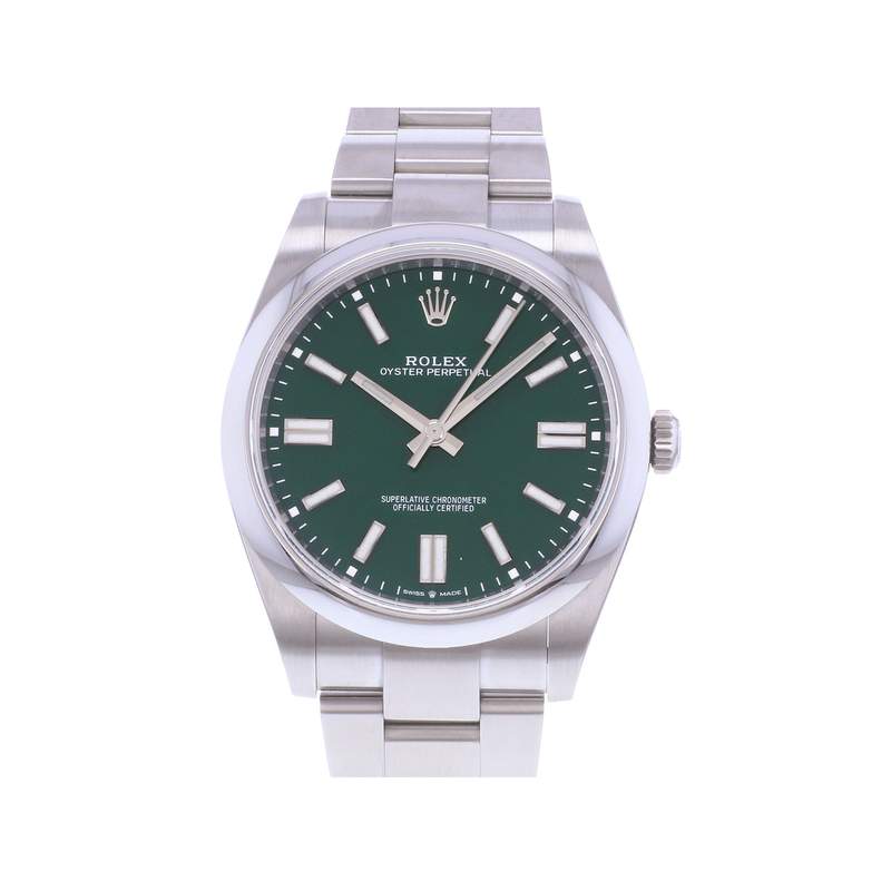 Montre d'occasion ROLEX Oyster Perpetual 41 mm homme mouvement automatique certifié (cosc) bracelet acier - vue 1