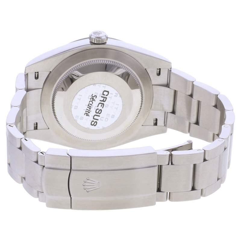 Montre d'occasion ROLEX Oyster Perpetual 41 mm homme mouvement automatique certifié (cosc) bracelet acier - vue 3