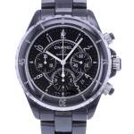 Montre d'occasion CHANEL J12 Chronographe homme mouvement automatique certifié (cosc) bracelet céramique - vue D1