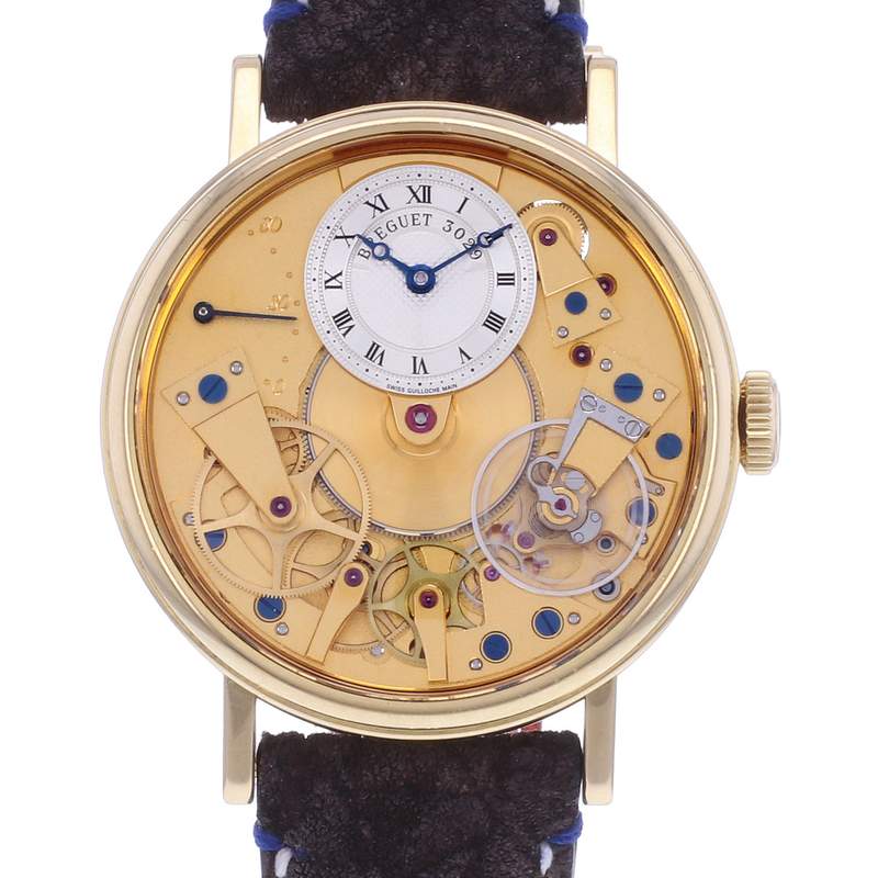 Montre d'occasion BREGUET Tradition Automatic homme automatique bracelet cuir - vue D1