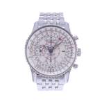 Montre d'occasion BREITLING Montbrillant Datora homme mouvement automatique certifié (cosc) bracelet acier - vue 1