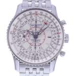 Montre d'occasion BREITLING Montbrillant Datora homme mouvement automatique certifié (cosc) bracelet acier - vue D1