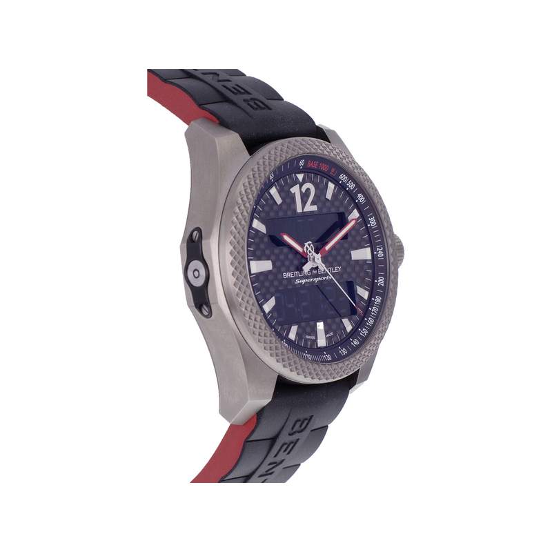 Montre d'occasion BREITLING For Bentley SuperSport homme quartz bracelet caoutchouc - vue 2