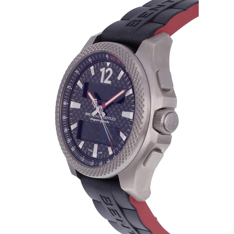 Montre d'occasion BREITLING For Bentley SuperSport homme quartz bracelet caoutchouc - vue D2