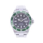 Montre d'occasion ROLEX Submariner Date homme mouvement automatique certifié (cosc) bracelet acier - vue 1
