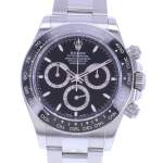 Montre d'occasion ROLEX Cosmograph Daytona homme mouvement automatique certifié (cosc) bracelet acier - vue D1