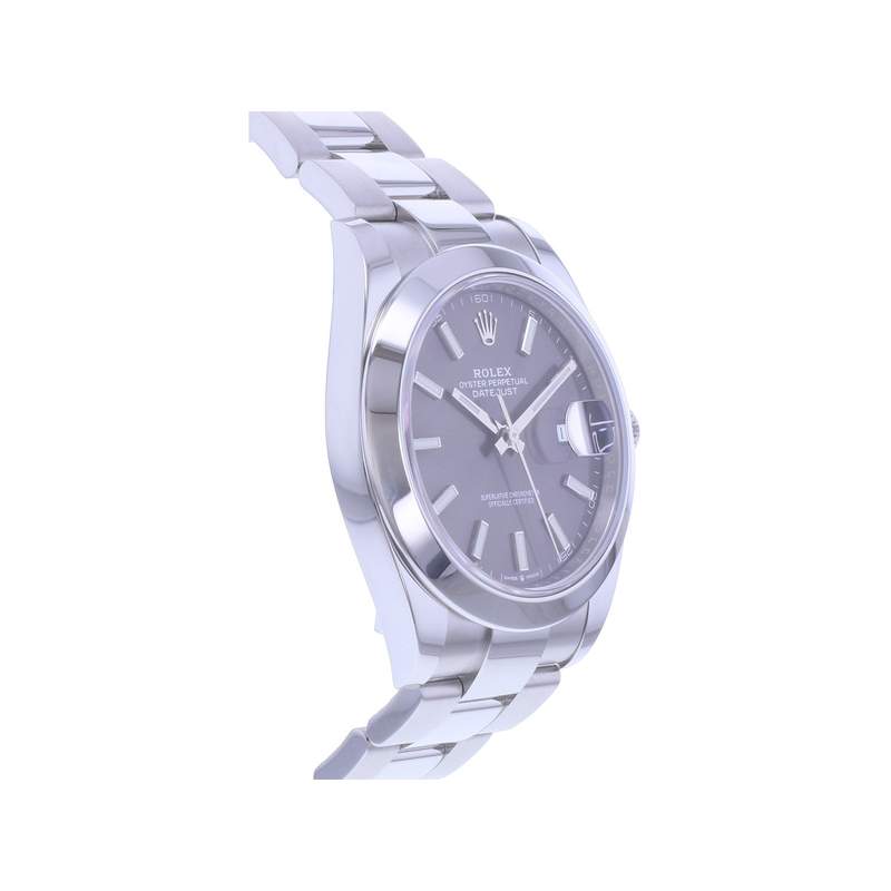 Montre d'occasion ROLEX DateJust 41 homme mouvement automatique certifié (cosc) bracelet acier - vue 2