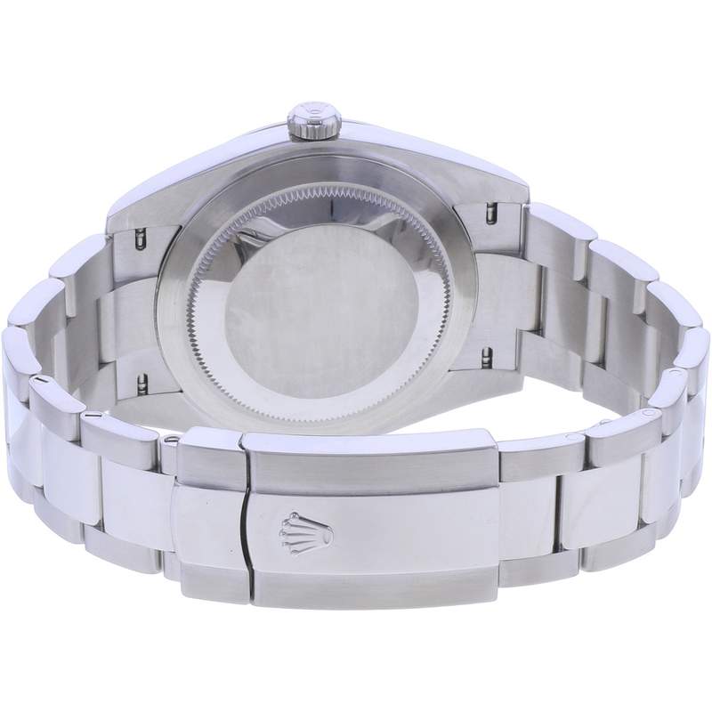 Montre d'occasion ROLEX DateJust homme mouvement automatique certifié (cosc) bracelet acier - vue 3