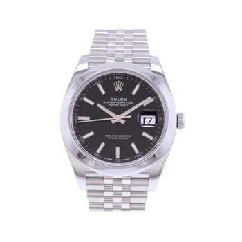 Montre d'occasion ROLEX DateJust 41 homme mouvement automatique certifié (cosc) bracelet acier