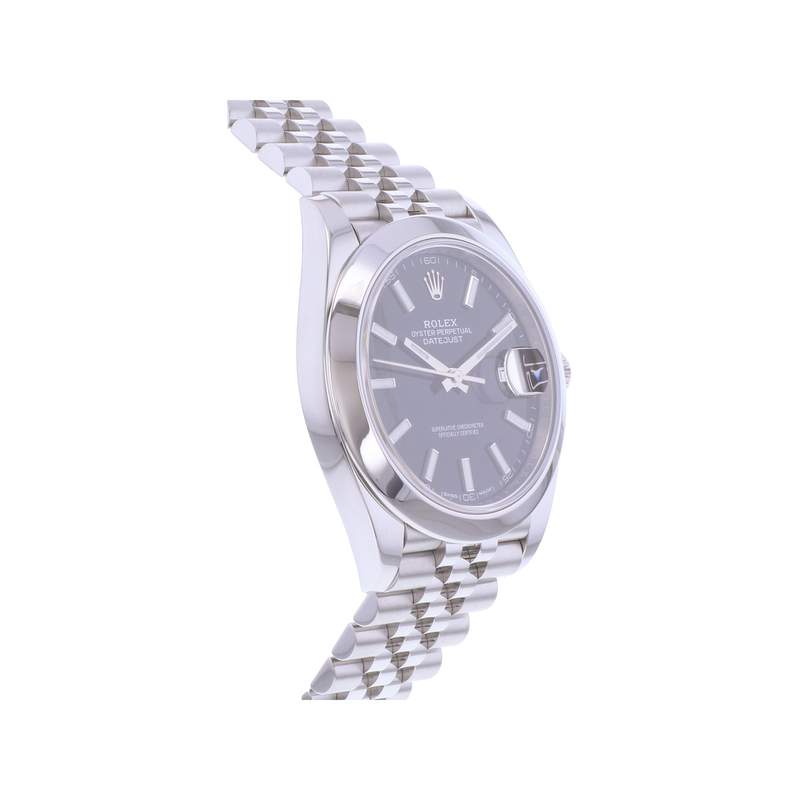 Montre d'occasion ROLEX DateJust 41 homme mouvement automatique certifié (cosc) bracelet acier - vue 2