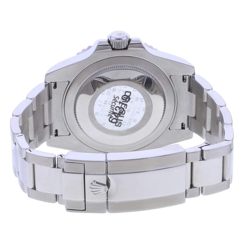 Montre d'occasion ROLEX GMT-Master II Batman homme mouvement automatique certifié (cosc) bracelet acier - vue 3