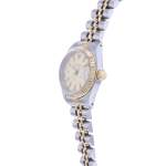 Montre d'occasion ROLEX DateJust Lady femme automatique bracelet or jaune 750/000 et acier - vue D2