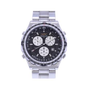 Montre d'occasion BREITLING Jupiter Pilot Vintage homme quartz bracelet acier