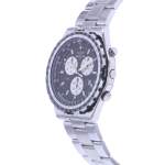 Montre d'occasion BREITLING Jupiter Pilot Vintage homme quartz bracelet acier - vue D2