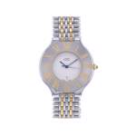 Montre d'occasion CARTIER Must 21 XL homme quartz bracelet or jaune 750/000 et acier - vue 1