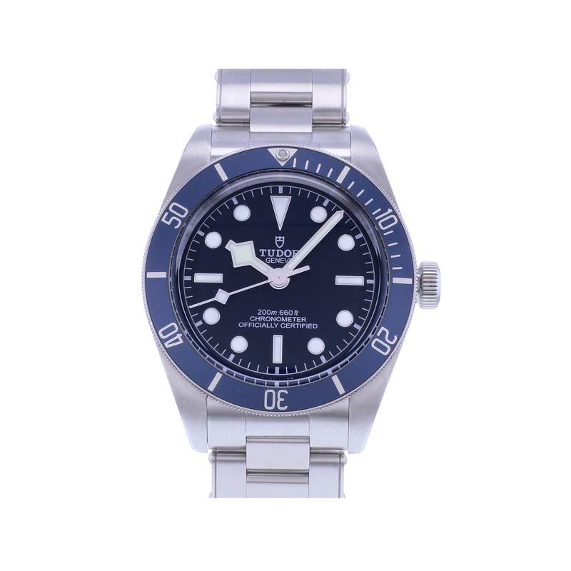 Montre d'occasion TUDOR Black Bay 58 homme mouvement automatique certifié (cosc) bracelet acier - vue 1