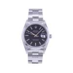Montre d'occasion ROLEX Date mixte mouvement automatique certifié (cosc) bracelet acier - vue 1
