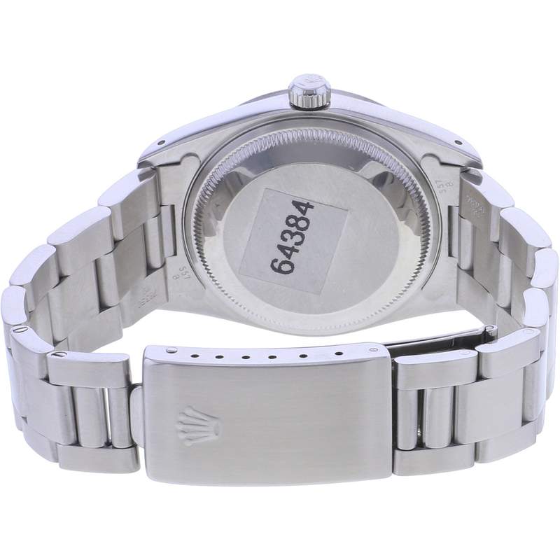 Montre d'occasion ROLEX Date mixte mouvement automatique certifié (cosc) bracelet acier - vue 3