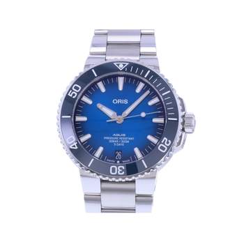 Montre d'occasion ORIS Aquis Date homme automatique bracelet acier
