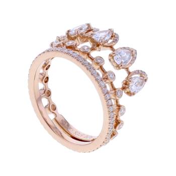 Bague d'occasion MESSIKA Desert Bloom femme or rose 750/1000