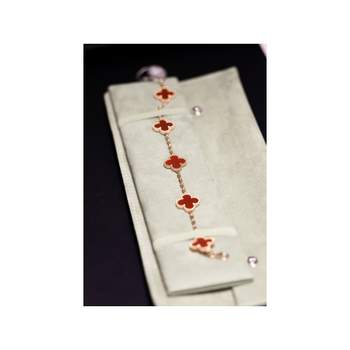 Bracelet d'occasion VAN CLEEF & ARPELS Vintage Alhambra mixte or jaune 750/1000