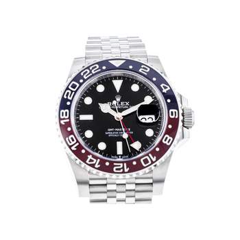 Montre d'occasion rolex gmt-master ii pepsi homme mouvement automatique certifié (cosc) bracelet acier