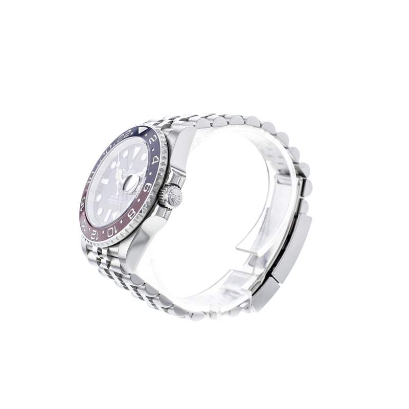 Montre d'occasion rolex gmt-master ii pepsi homme mouvement automatique certifié (cosc) bracelet acier - vue D2