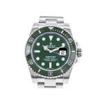 Montre d'occasion rolex submariner céramique verte homme mouvement automatique certifié (cosc) bracelet acier - vue 1