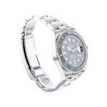 Montre d'occasion rolex submariner céramique verte homme mouvement automatique certifié (cosc) bracelet acier - vue 2