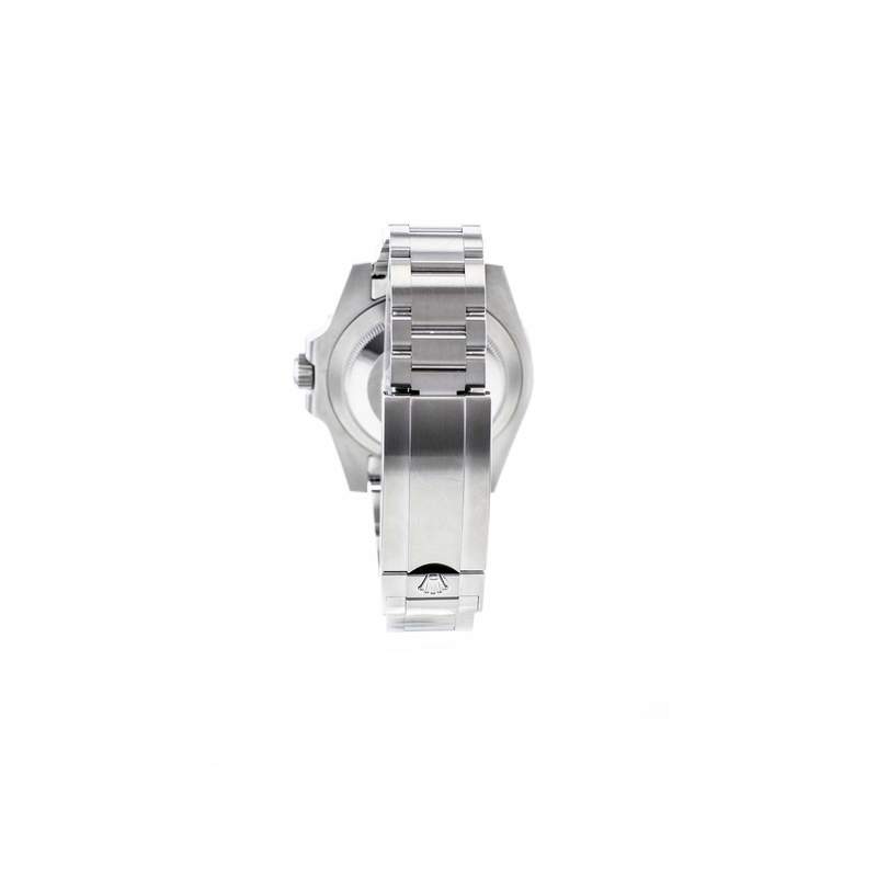 Montre d'occasion rolex submariner céramique verte homme mouvement automatique certifié (cosc) bracelet acier - vue 3