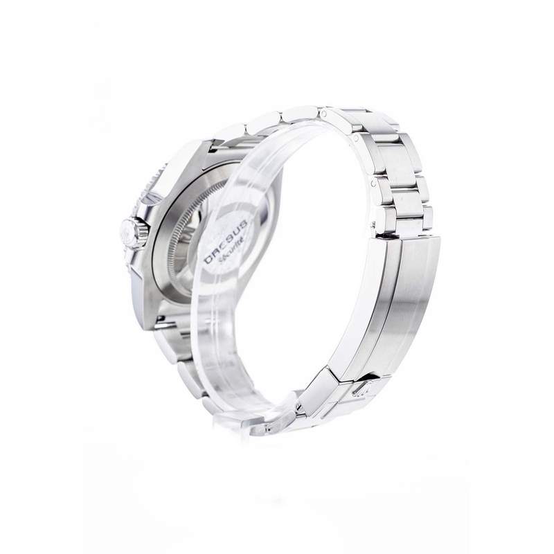 Montre d'occasion rolex submariner céramique verte homme mouvement automatique certifié (cosc) bracelet acier - vue 4