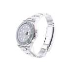 Montre d'occasion rolex submariner céramique verte homme mouvement automatique certifié (cosc) bracelet acier - vue D2