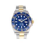 Montre d'occasion rolex submariner date homme mouvement automatique certifié (cosc) bracelet or jaune 750/000 et acier - vue 1