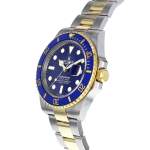 Montre d'occasion rolex submariner date homme mouvement automatique certifié (cosc) bracelet or jaune 750/000 et acier - vue D2