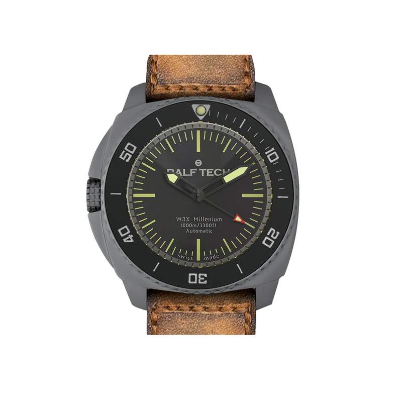 Montre d'occasion ralf tech wrx millenium lefty x peter gunny homme automatique bracelet cuir d'origine - vue 1