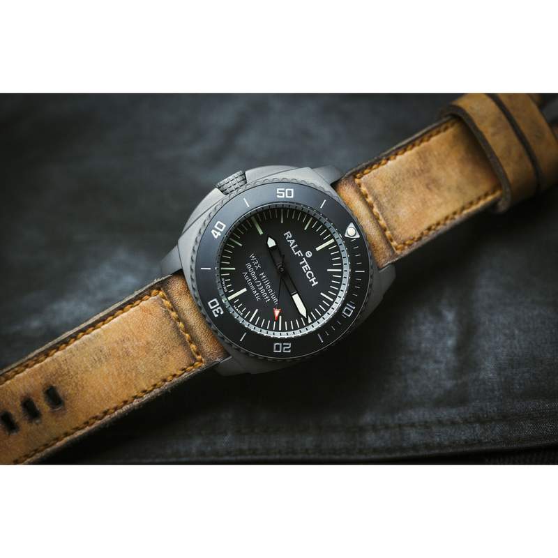 Montre d'occasion ralf tech wrx millenium lefty x peter gunny homme automatique bracelet cuir d'origine - vue D3