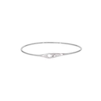 Bracelet d'occasion dinh van serrure femme or blanc 750/1000