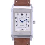 Montre d'occasion JAEGER LECOULTRE Reverso Lady femme quartz bracelet cuir cresus - vue D1