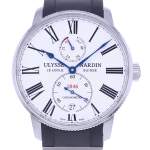 Montre d'occasion ULYSSE NARDIN Marine Torpilleur homme mouvement automatique certifié (cosc) bracelet caoutchouc - vue D1