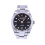 Montre d'occasion ROLEX Milgauss homme mouvement automatique certifié (cosc) bracelet acier - vue 1