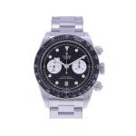 Montre d'occasion TUDOR Black Bay Chrono homme mouvement automatique certifié (cosc) bracelet acier - vue 1